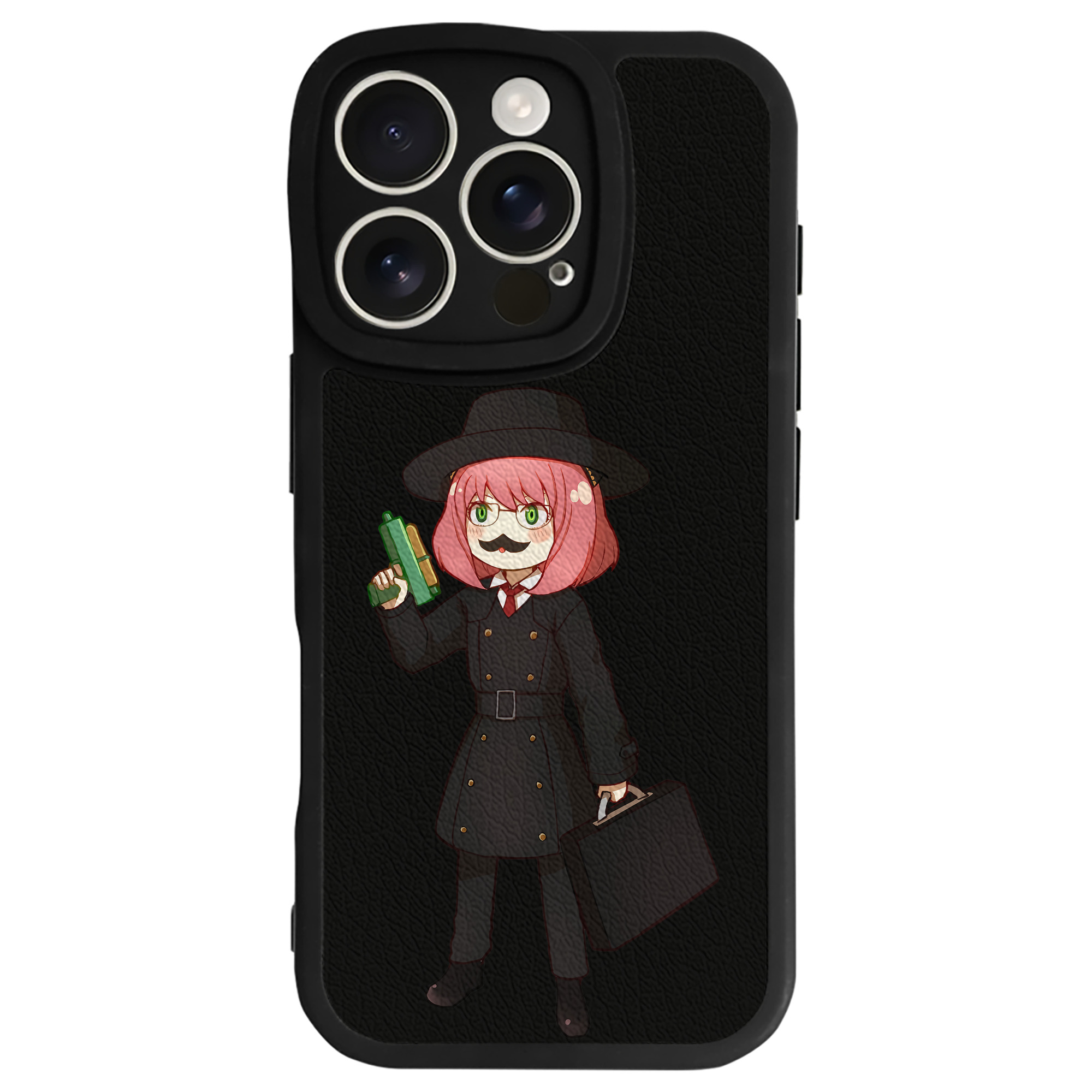 （画像用） SPY×FAMILY间谍家家酒 【iPhone 16シリーズ対応】シリコンスマホケース（レザー調） 材質：シリコン